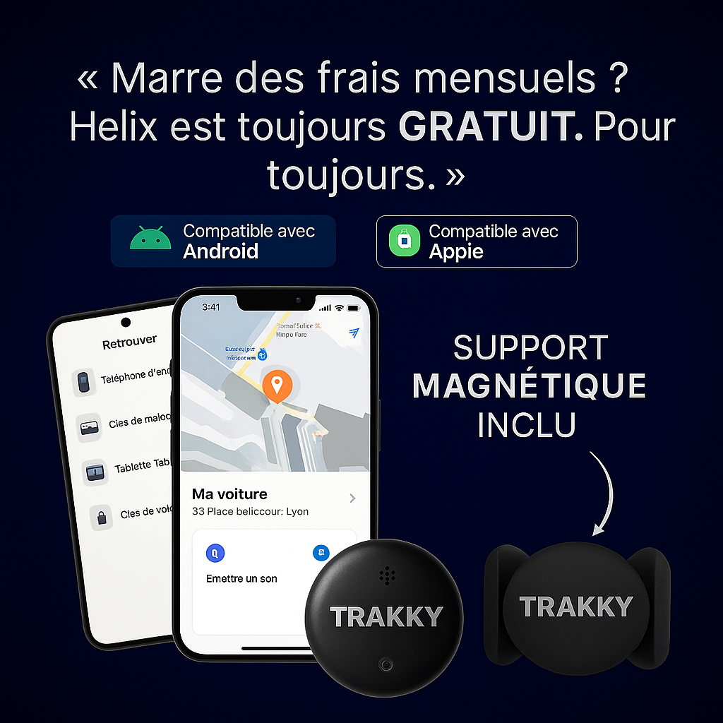 Trakky - Tracer GPS Sans Abonnement - Android & IOS Find My