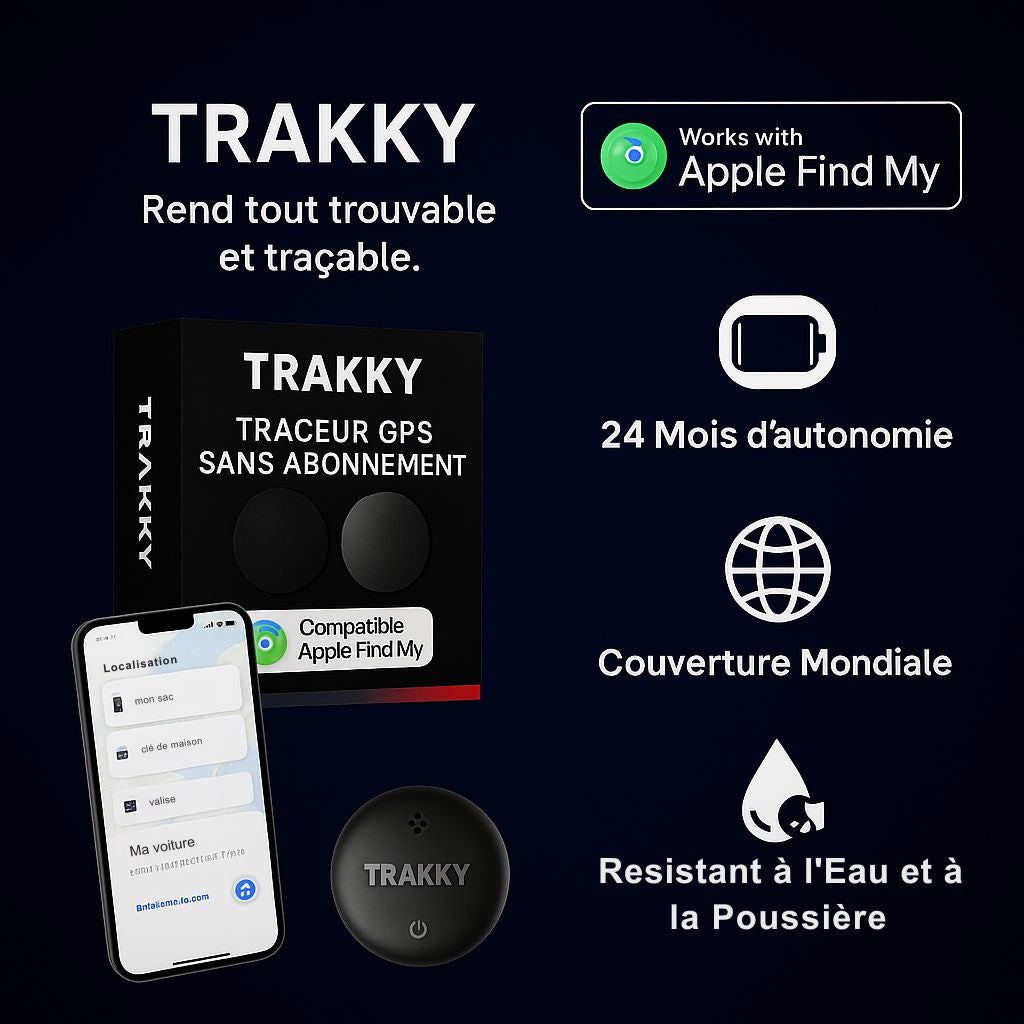 Trakky - Tracer GPS Sans Abonnement - Android & IOS Find My