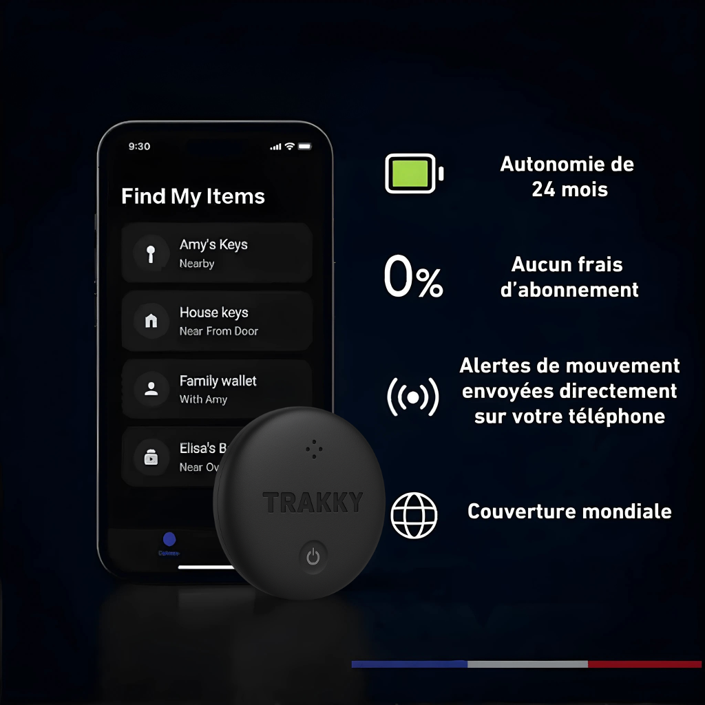 Trakky - Tracer GPS Sans Abonnement - Android & IOS Find My